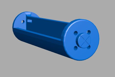 Dummy Battery AA - vertical printed