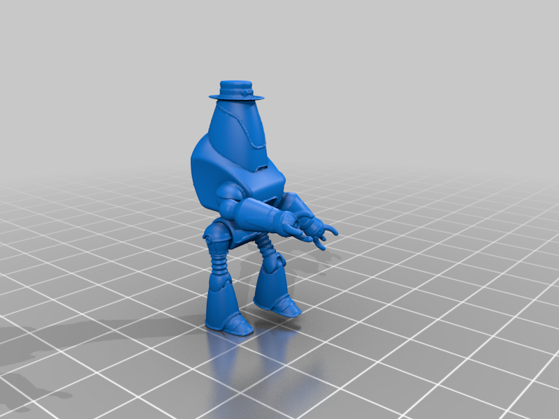 Sherriff Rusty- protectron with a cowboy hat