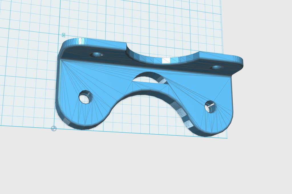 PHIL - Modified The Filament Holder (Made holes)