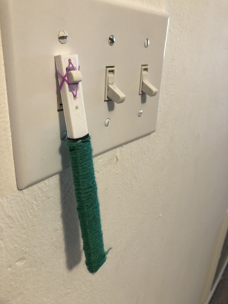 Light switch safety stick