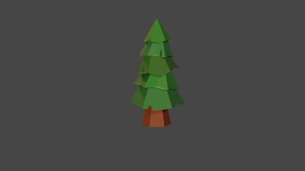 Low Poly Pine Tree