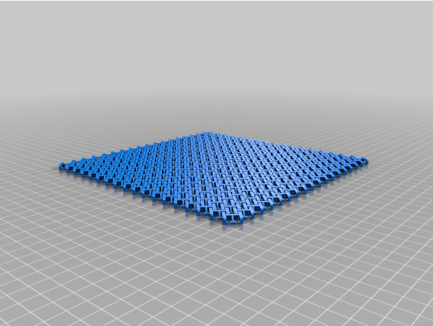Chainmail Open Link 3D Printable Fabric