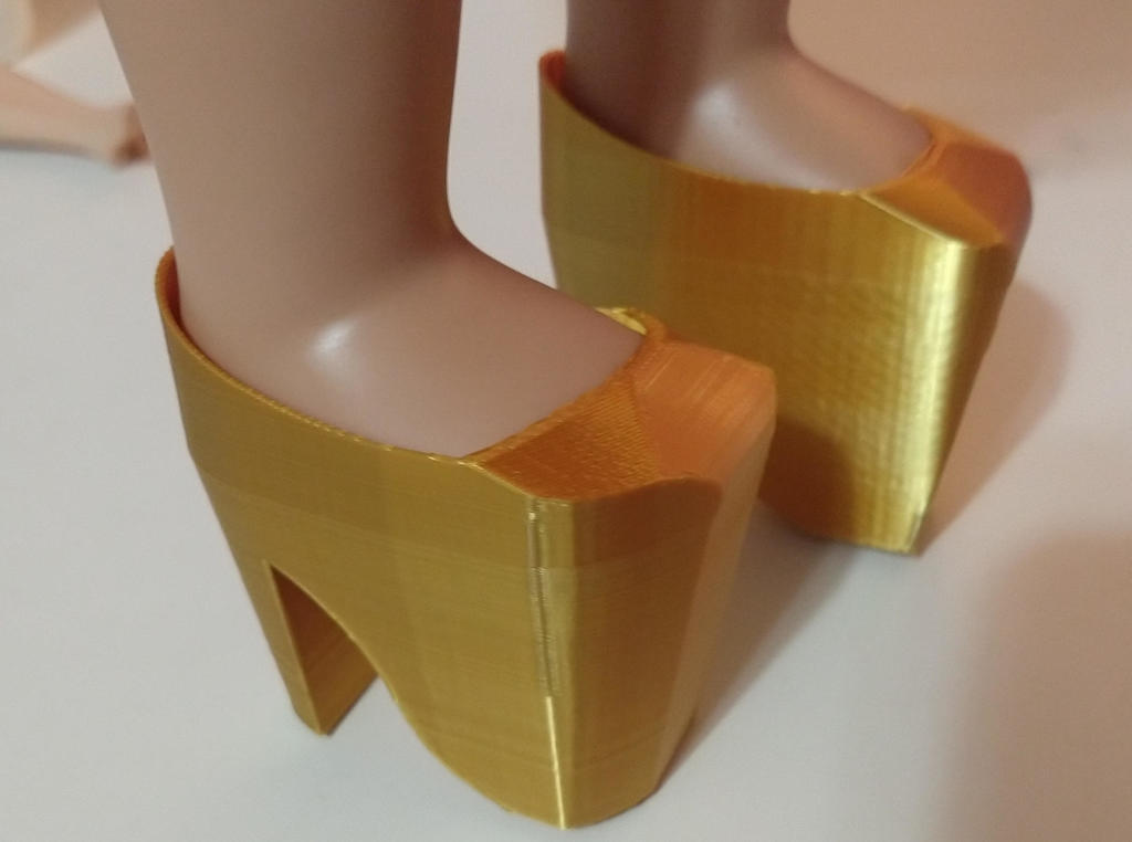 American Girl Doll Shoe - Insane Platform Clogs - High Heeled Shoes