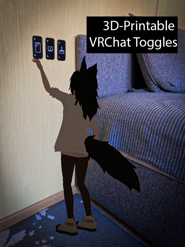 3D-Printable VRChat Toggles