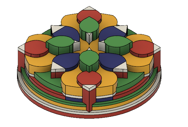 Mandala multi color for mmu 2.0