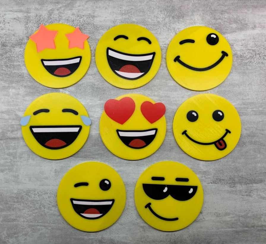 Coasters Smiley(multi-material)