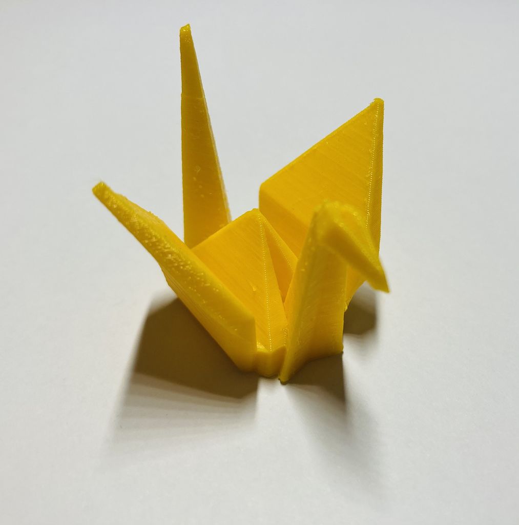 Origami-Inspired Crane
