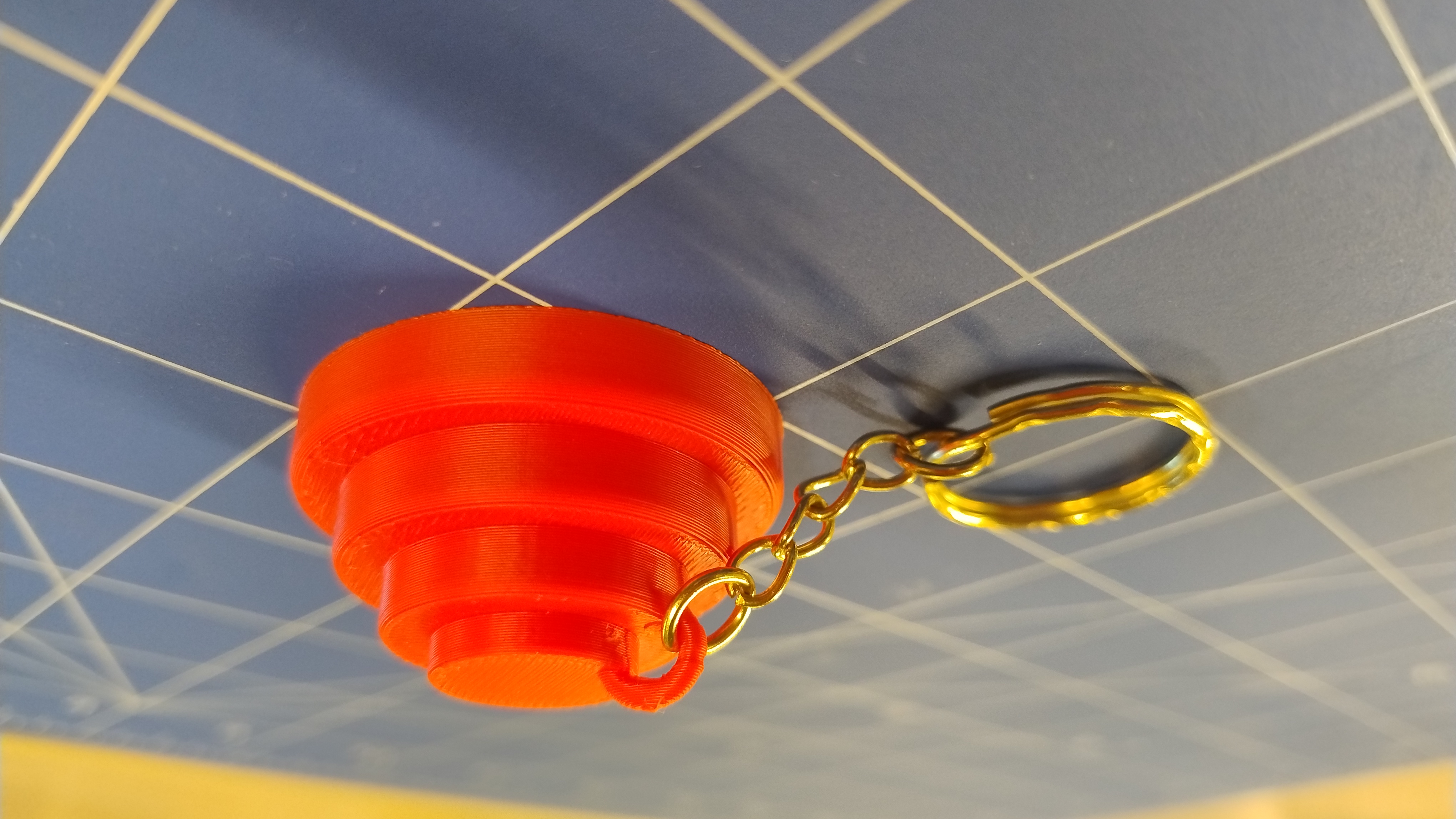 Devo Energy Dome Keychain