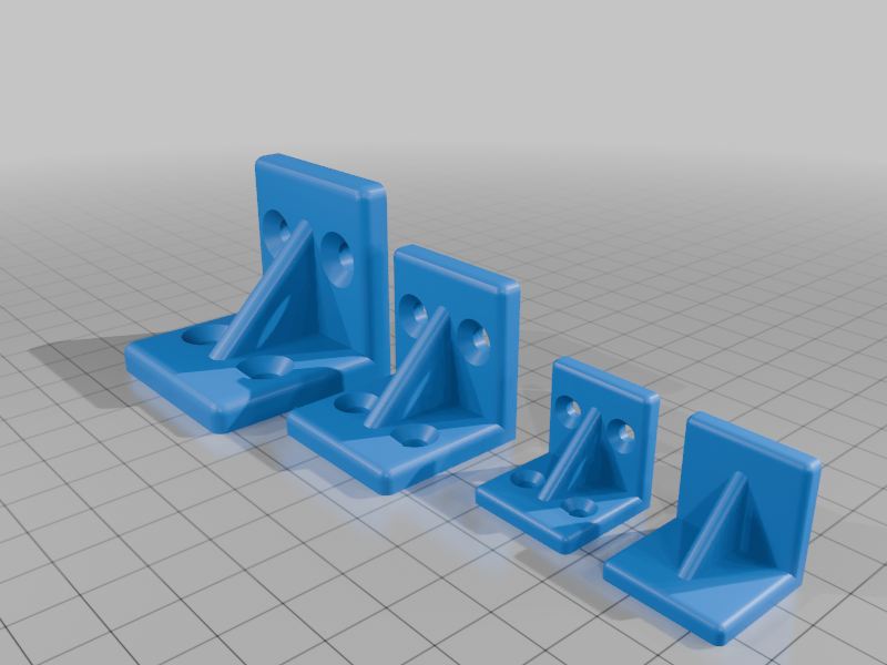Corner Fixing Brackets 20,30,40mm