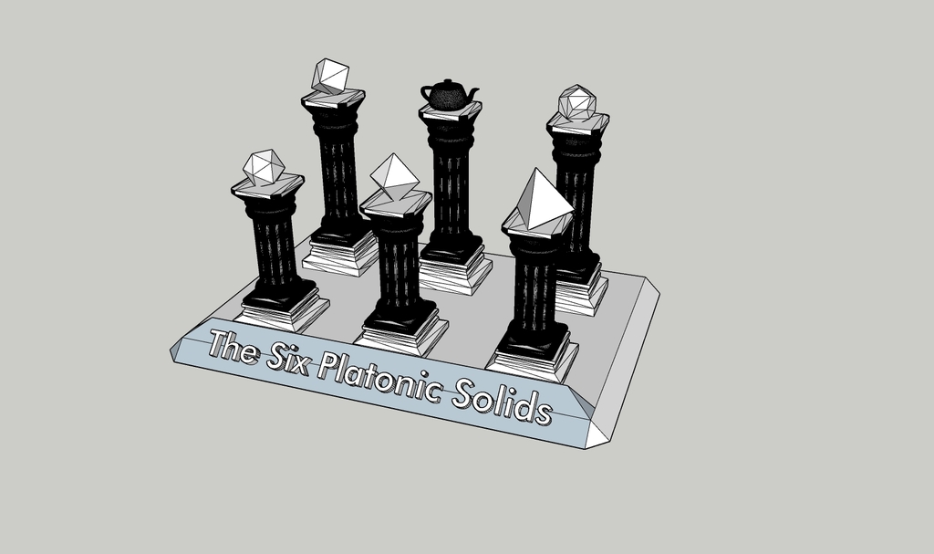 The Six Platonic Solids