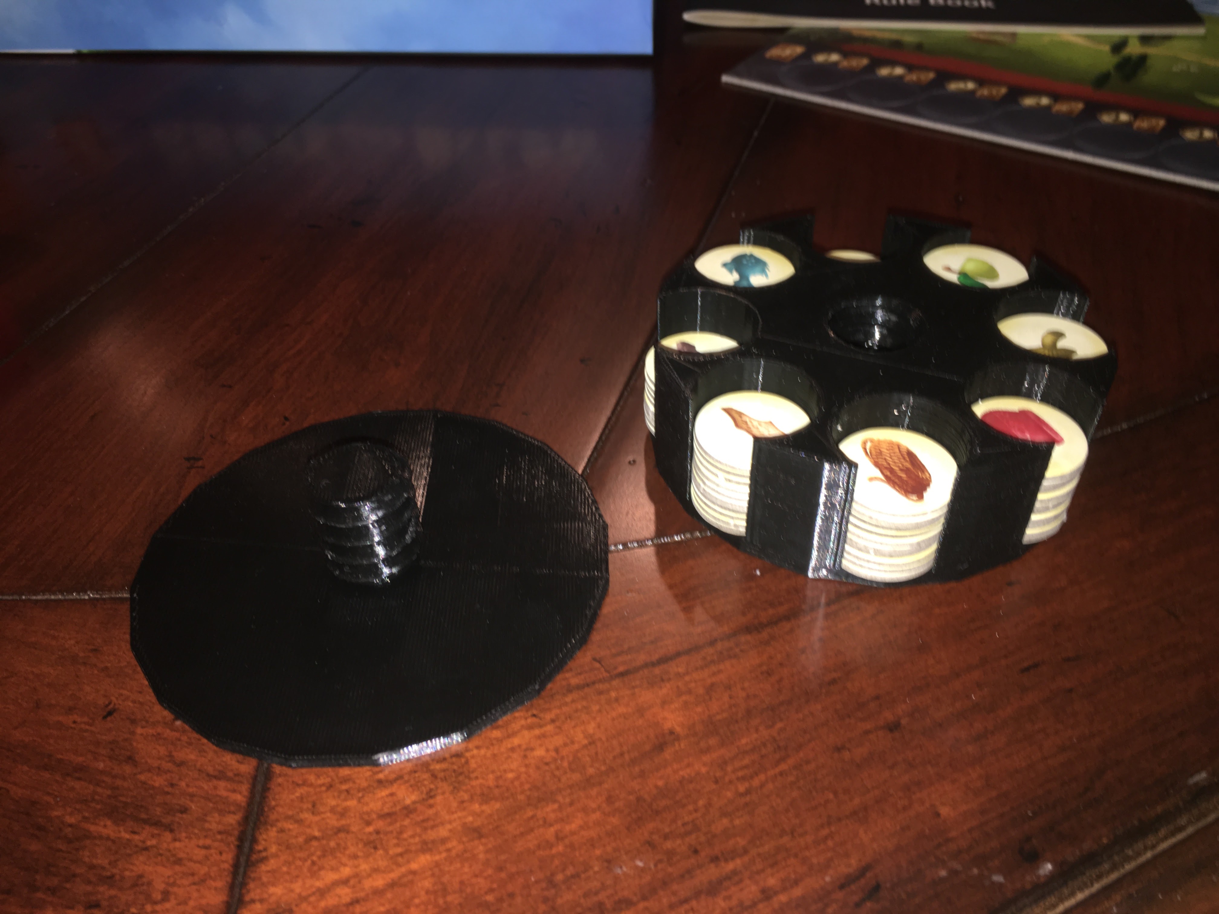 Above and Below Token Holder