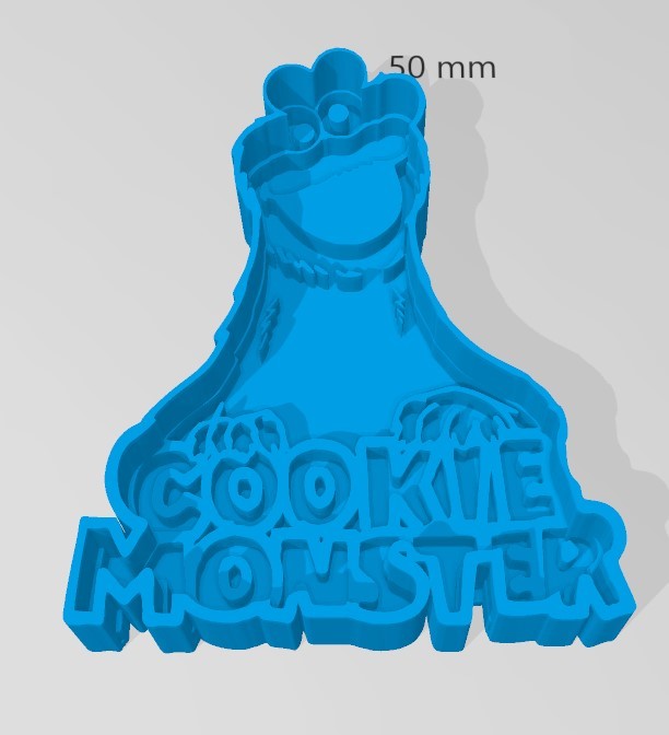 Cookie Monster Soap Mold 