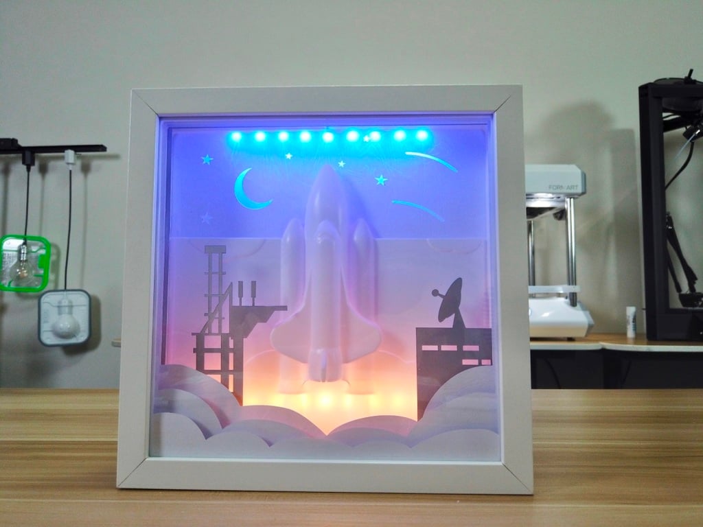 3D space dream light frame