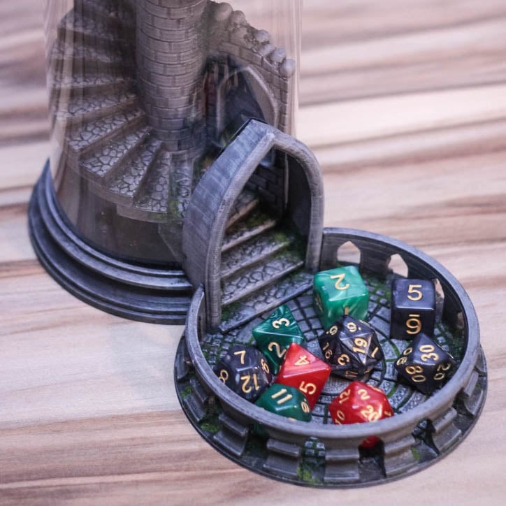 Yet Another (modified) Dice Tower Base and Tray