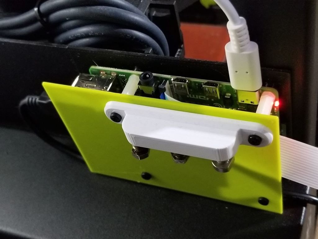 Raspberry Pi Open Sided Case and 3D Printer Nozzle Holder