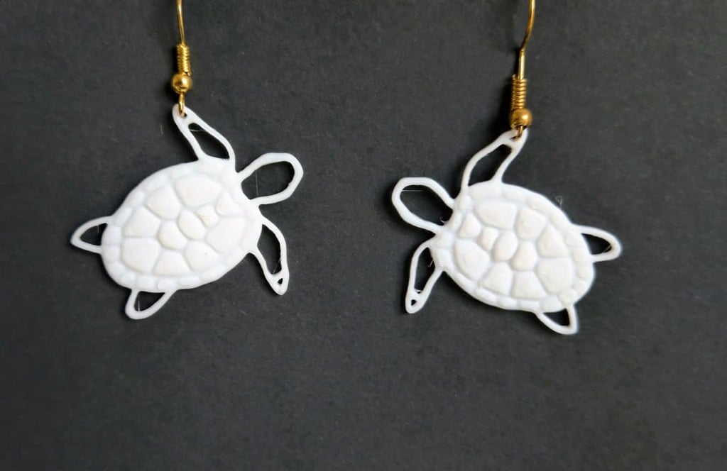 Turtle earrings