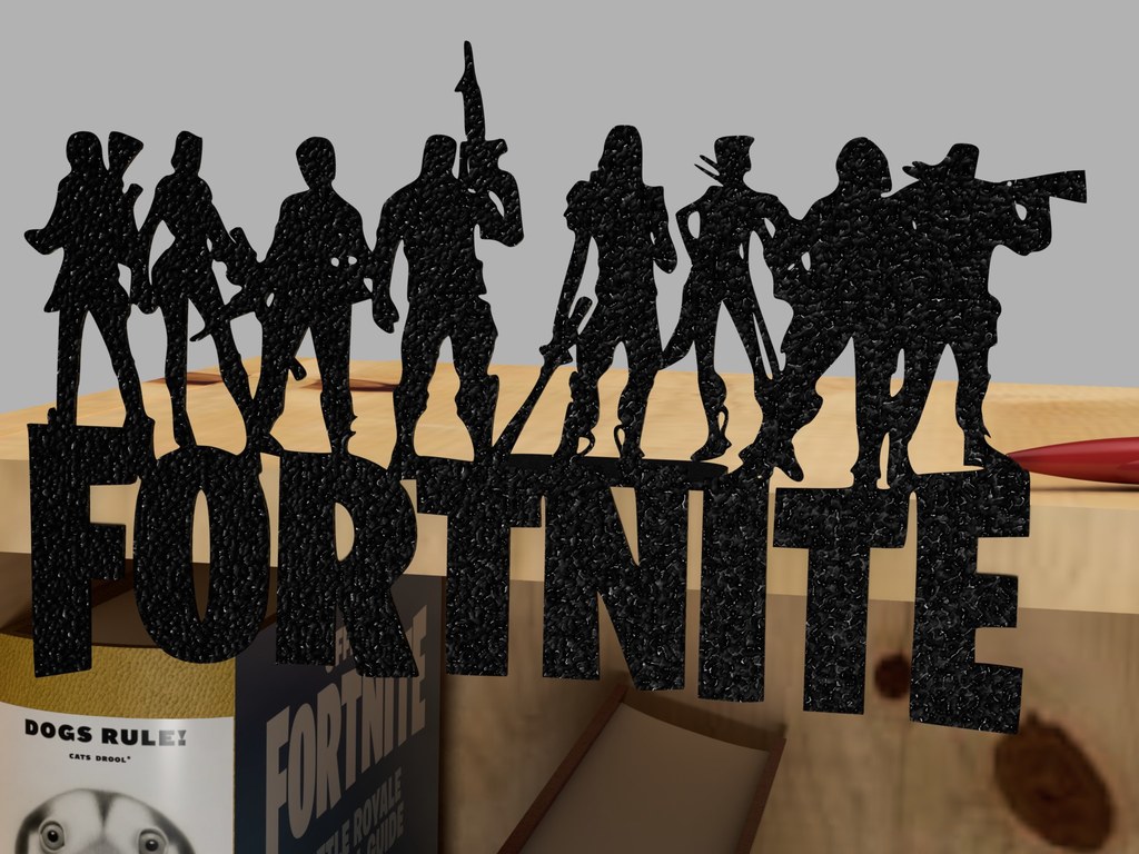 Fortnite Battle Royal silhouette