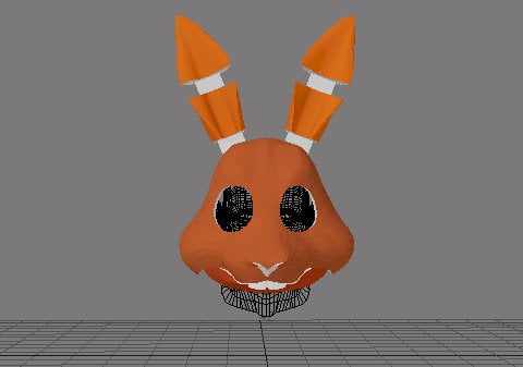 Fursuit head base - version45-4 - Toon Bunny