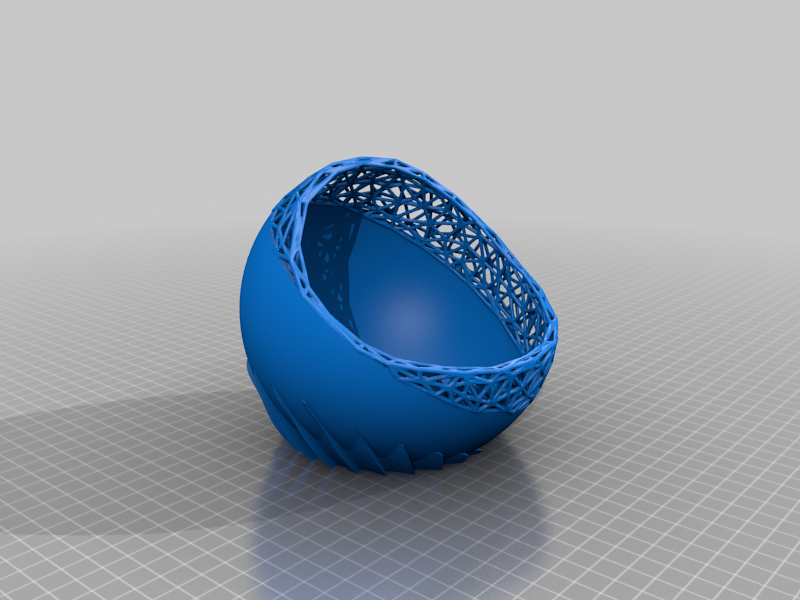 Futuristic 3D Printed Succulent Planter