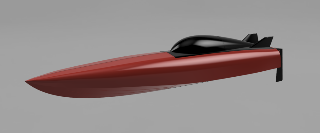 Viper- Self Righting Radio Controlled boat 3D model