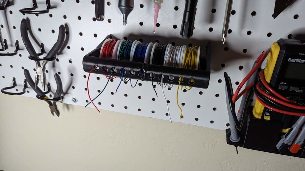 Pneumy's Store: Peg Board Wire Spool Holder