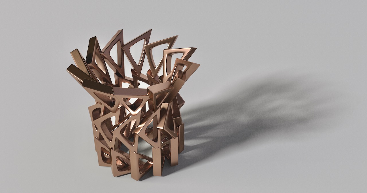 Triangular Vase