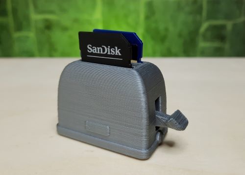 SD Card Toaster Print In Place