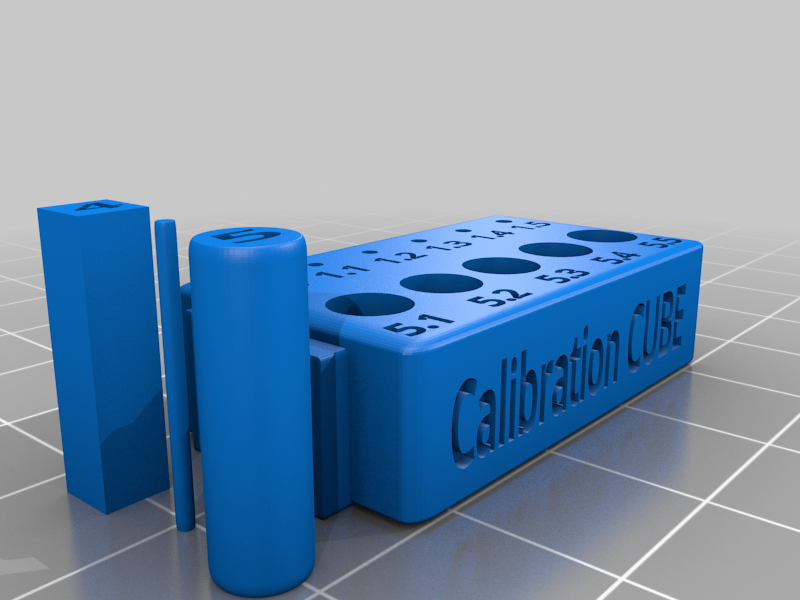 Dental Resin Printer Calibration Cube for Surgical Guides