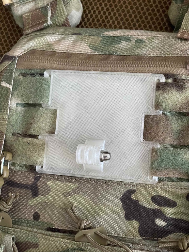 GoPro mount on MOLLE Plate 3x4