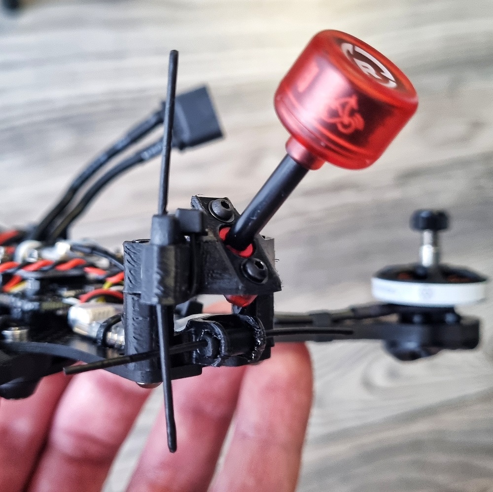 ImpulseRC Micro Apex Rush Cherry Mount for TBS Tracer Immortal T