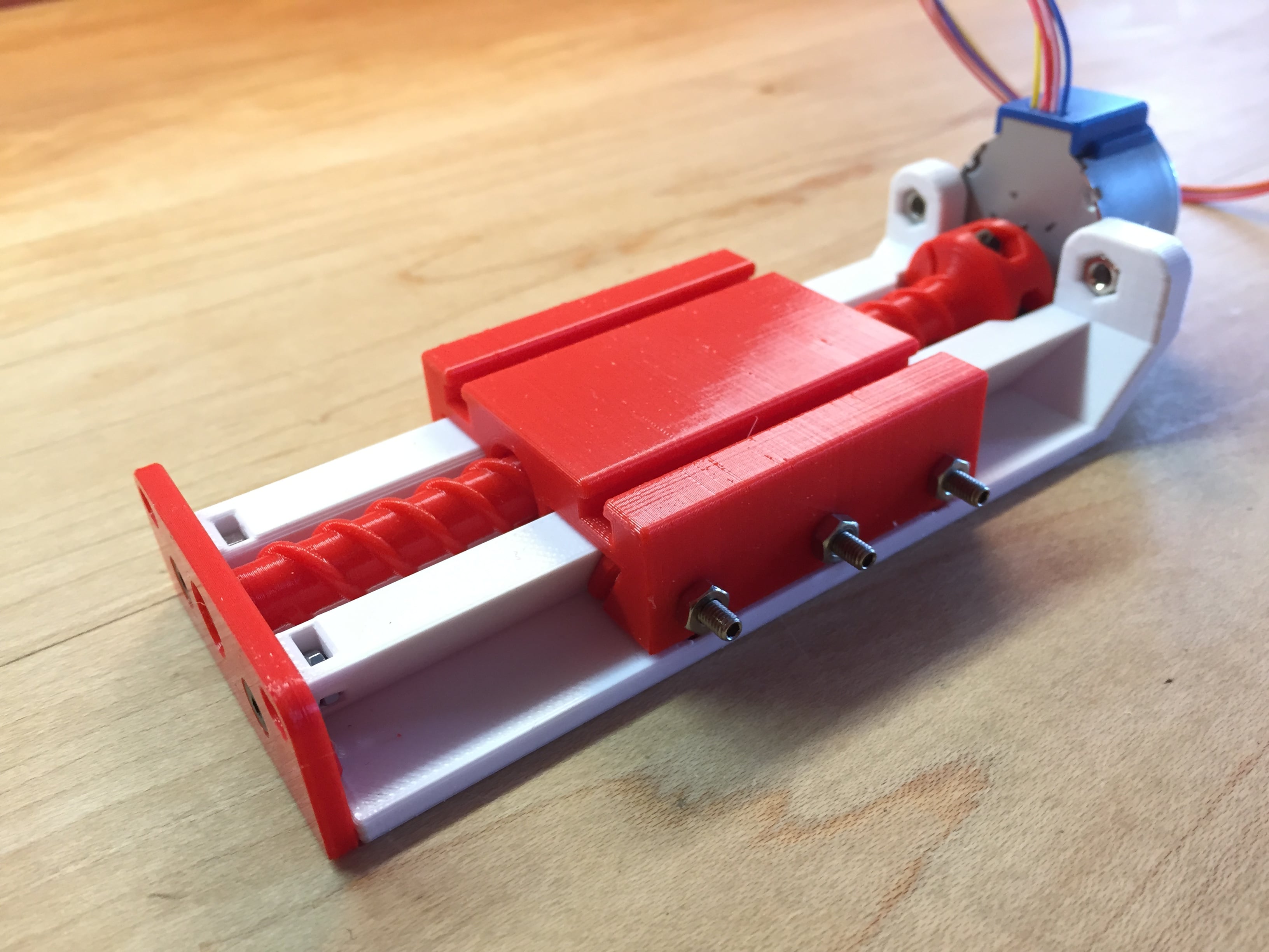 Inverted Dovetail Stepper Slide
