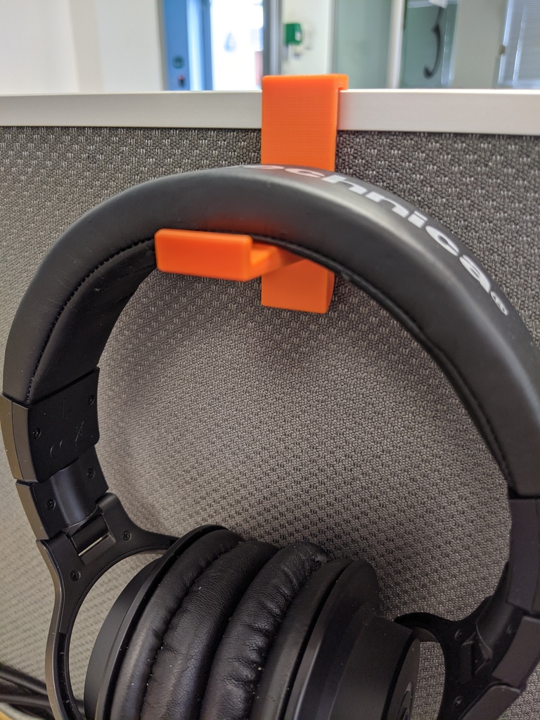 Office Divider Headphone Hanger