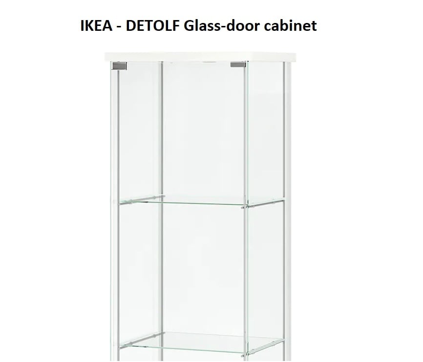 IKEA - DETOLF Glass-door Cabinet Shelf Support ( M4 )