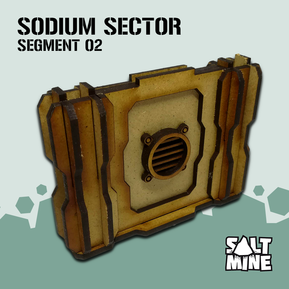 Sodium Sector - Wall 02 (3mm - mdf - lasercut)