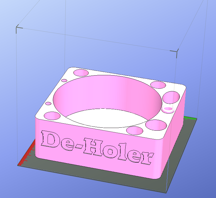 The De-Holer, AKA the Debowler Bowl Holder
