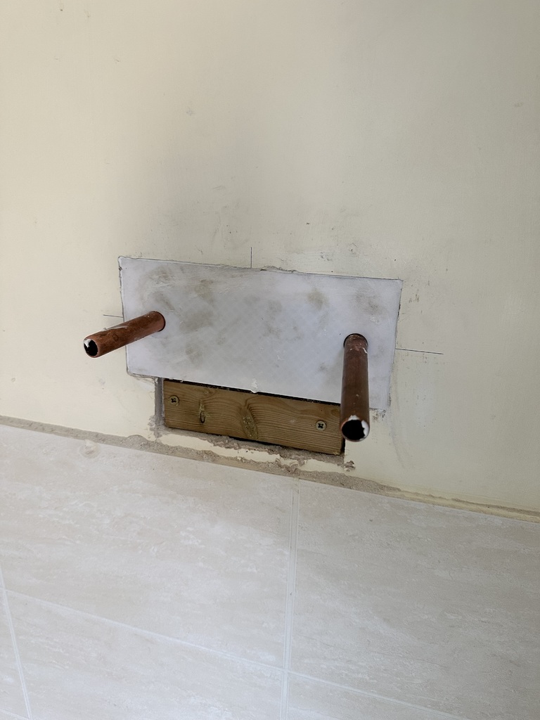 bar shower pipe spacer