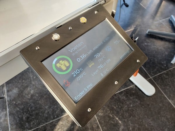 7 inch touchscreen enclosure for Ikea Melltorp