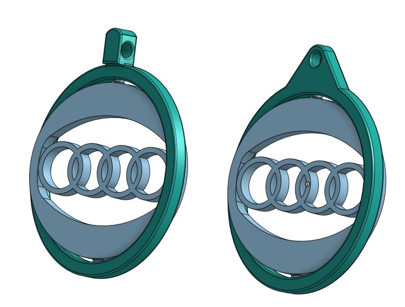 Audi key spinning