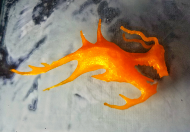 Ender dragon logo in 3D