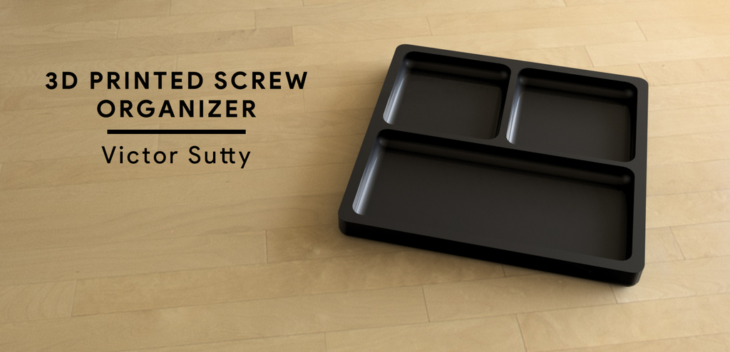 3D Printed Screw Organizer