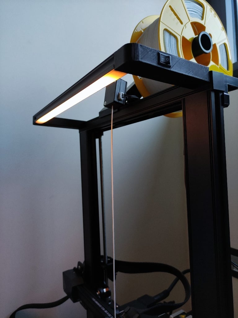 Creality Ender 3 S1 supports for Ledstrip