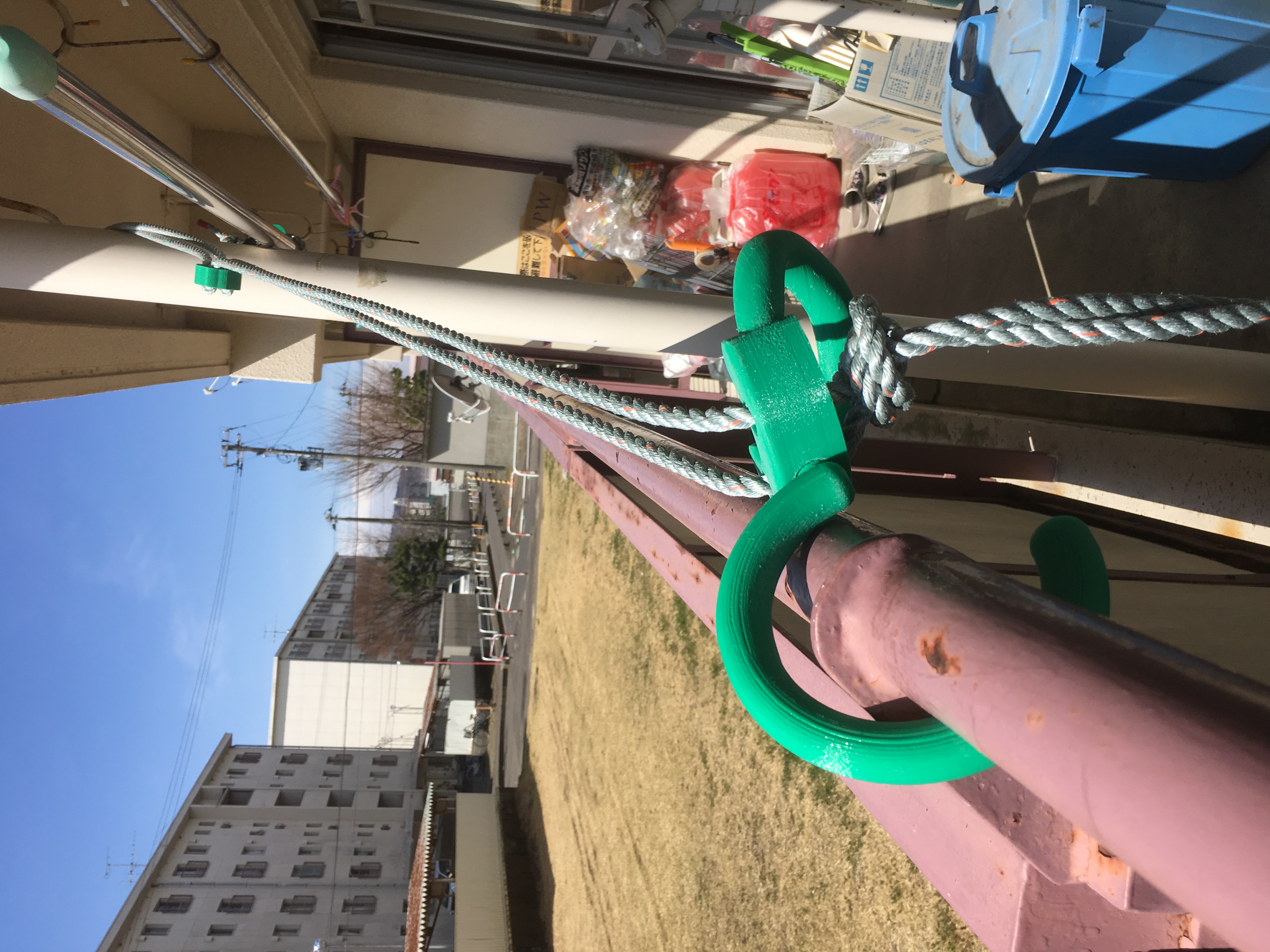 Height Adjuster with the block line for the laundry pole