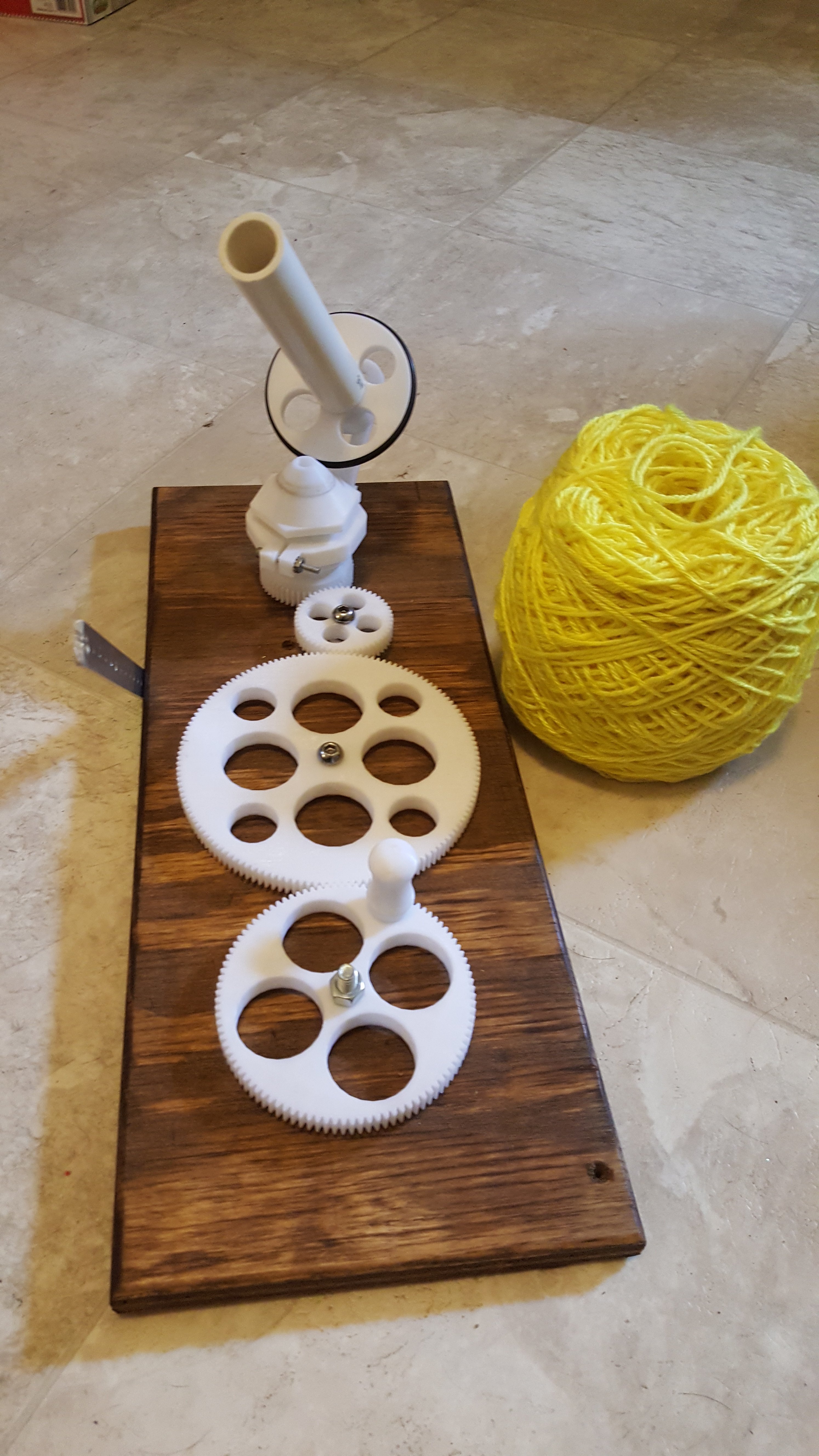 Gear Driven Yarn Winder
