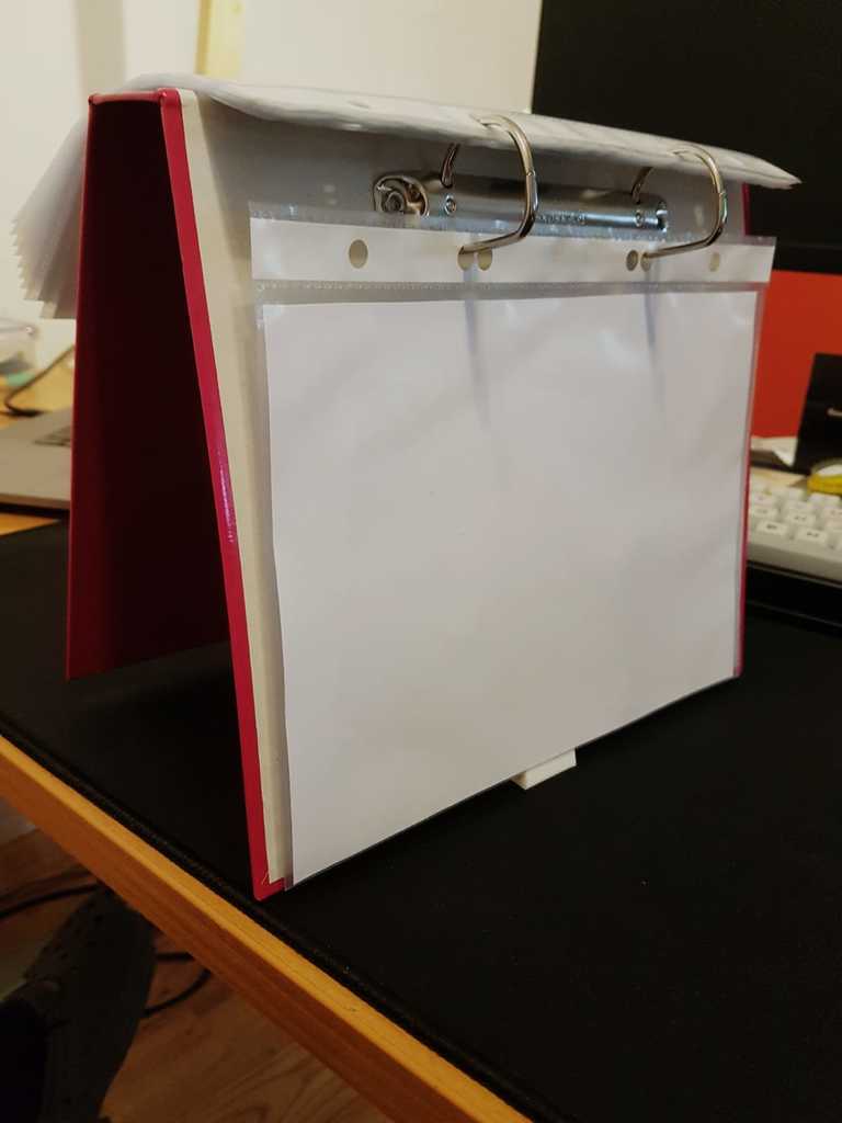Tabletop Flipchart Clip for A5 Ring Binder