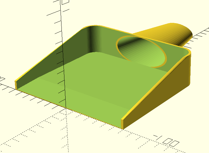 Customizable Compact Dust Pan with Dump Handle