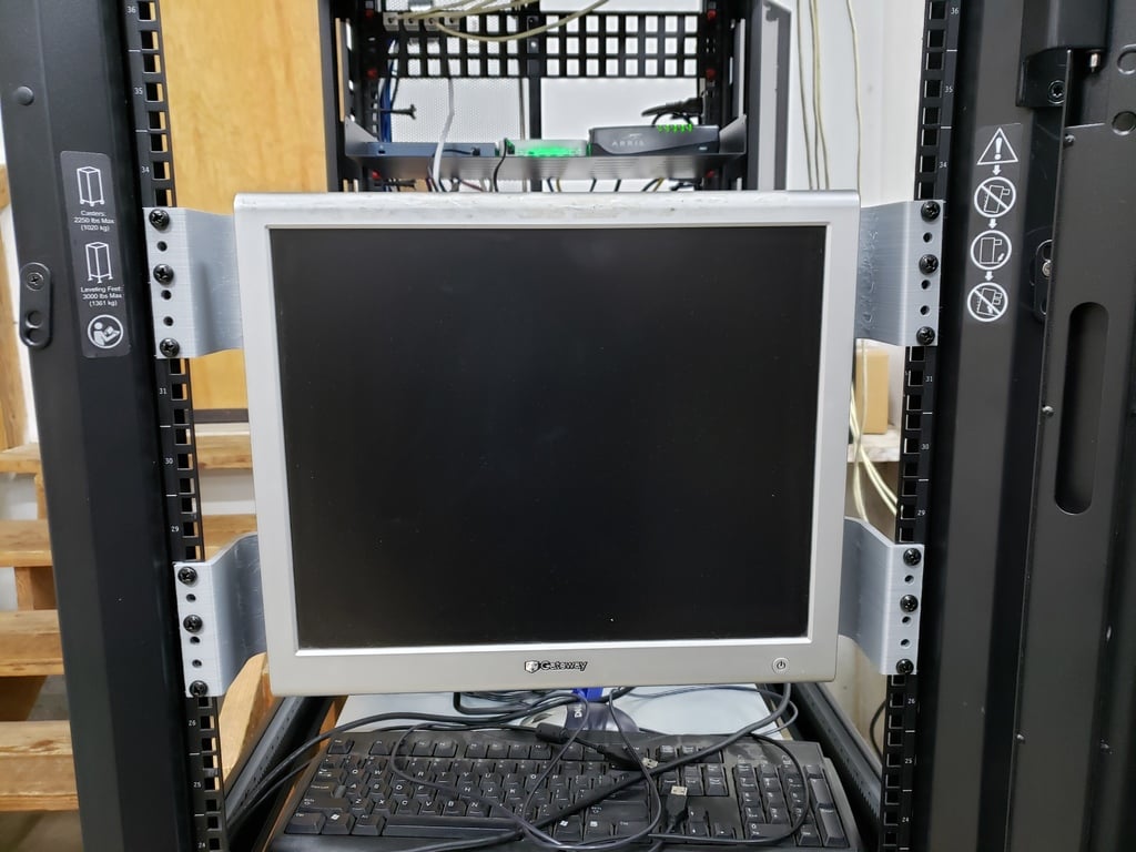 19 inch rack monitor mount
