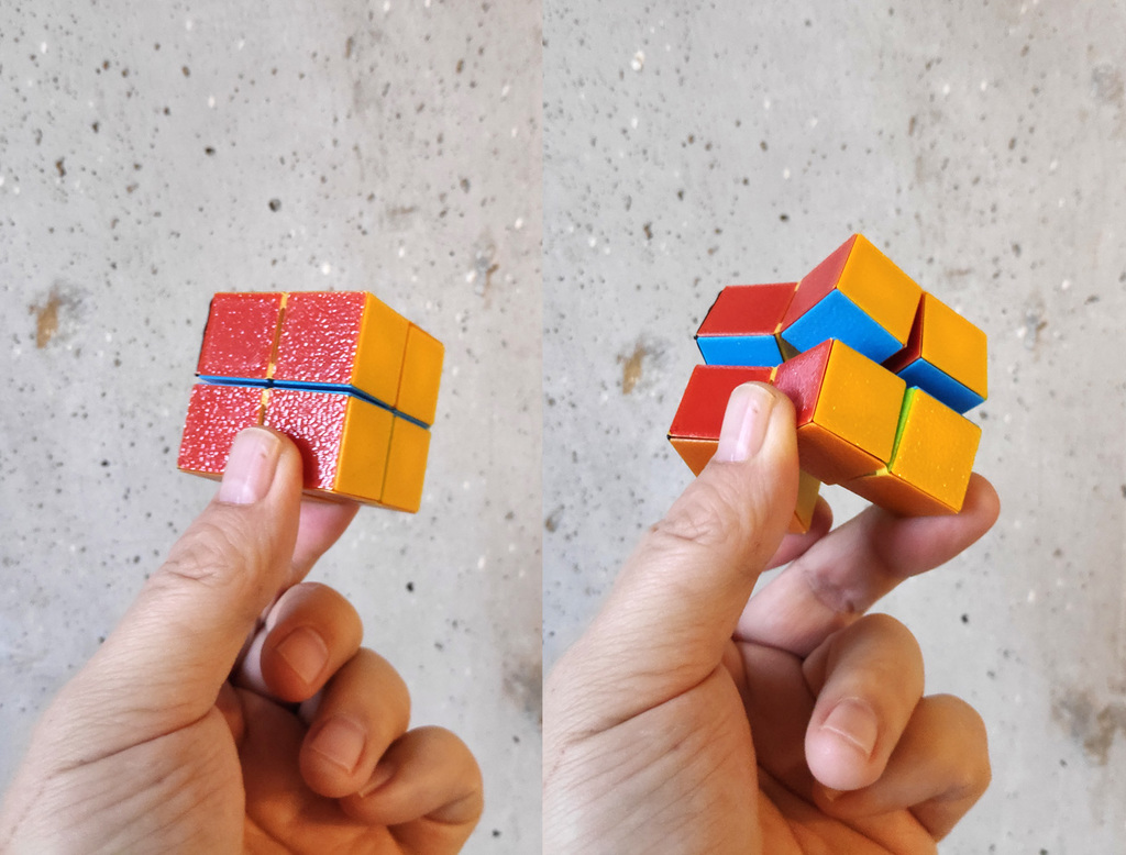 Fidget 3D Transformer Cube
