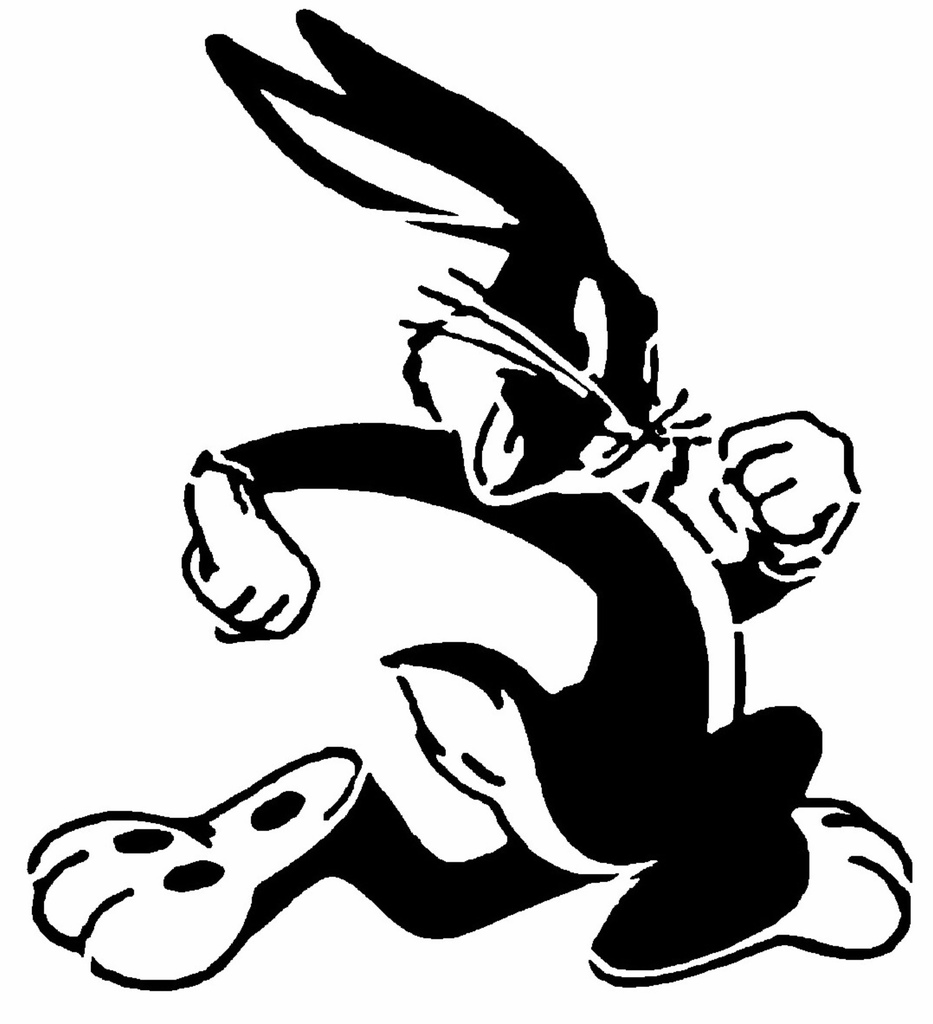 Bugs Bunny stencil 2