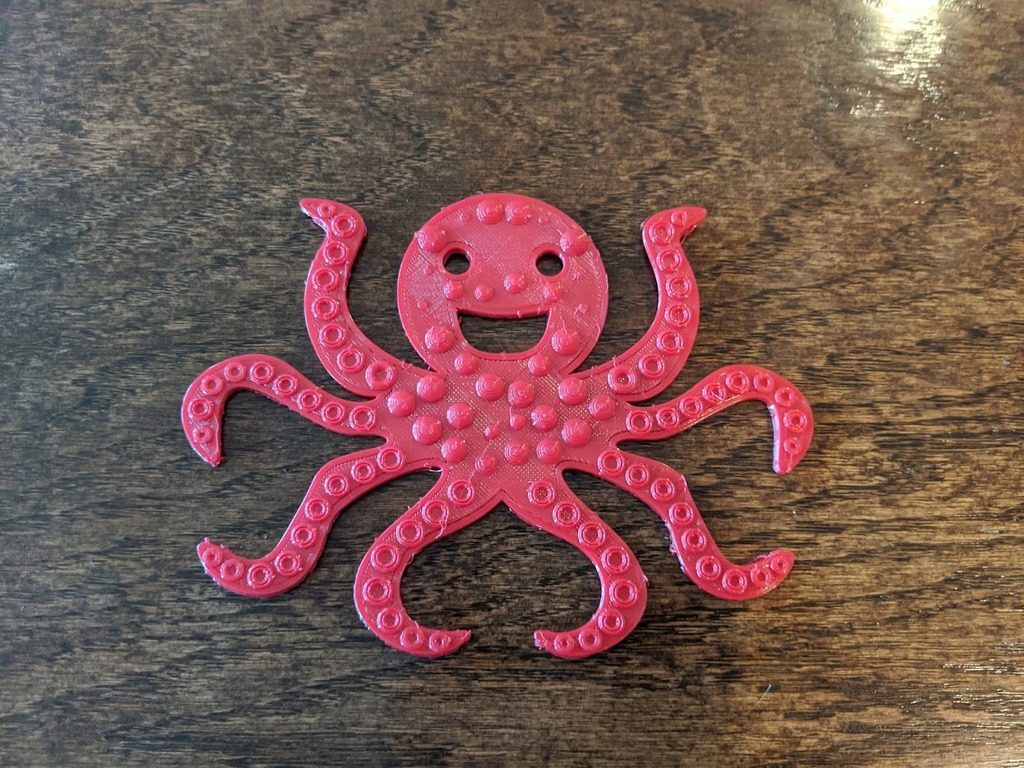 Happy Octopus Texture Teether