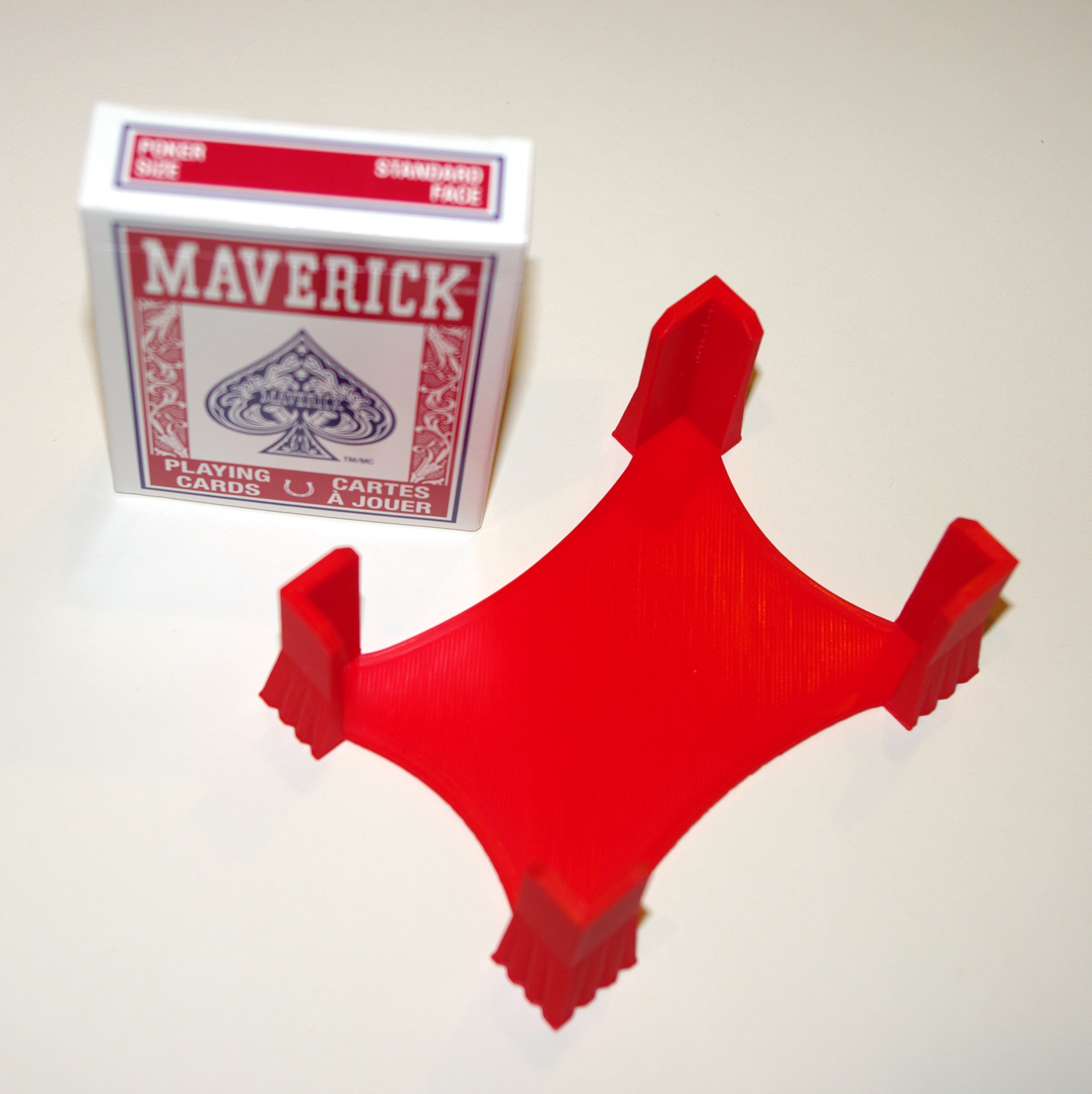 Playing Card Holder Tray (Standard Poker Size) - Draw/Discard Deck Piles
